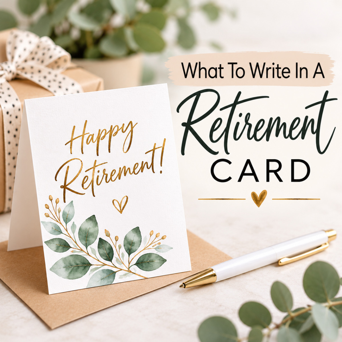 What to write in a retirement card