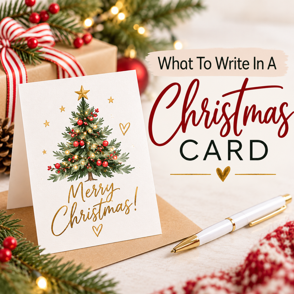 what to write in Christmas card